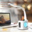 Desk Lamp Desktop Night Light Dimmable LED Table Lamp Calendar Clock Carousel 3