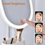 Portable LED Filling Light Wireless Charging Makeup Mirror with Mobile Holder Carousel 2