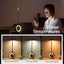 Desk Lamp with Calendar Colorful Light Clock Table Lamp Alarm Clock Night Light Carousel 3