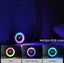 Desk Lamp with Calendar Colorful Light Clock Table Lamp Alarm Clock Night Light Carousel 4