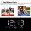 Desk Lamp with Wireless Charging Alarm Clock Desktop Clock Night Light Carousel 4