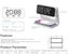 Desk Lamp with Wireless Charging Alarm Clock Desktop Clock Night Light Carousel 7