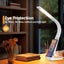 Led Desk Lamp with Wireless Charger Table Lamp Dimmable Bedside Light White Carousel 4