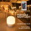 Portable Camping Lamp Mini Remote Control Atmosphere Lamp Bedroom Night Light Carousel 2