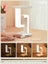 Bedside Table Lamp with Wireless Charger Dimmable Touch Night Light White Carousel 5