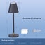Bar Desktop Table Lamp Mushroom Shape Desk Lamp Bedroom Night Light-Navy Blue Carousel 3