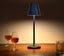 Bar Desktop Table Lamp Mushroom Shape Desk Lamp Bedroom Night Light-Navy Blue Carousel 4