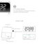 Bedside Reading Table Lamp Wireless Charging Wake-up Alarm Clock Night Light Carousel 5