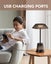 Bedside Table Lamp with USB Port Touch Night Light Dimmable Desk Lamp for Home Carousel 5
