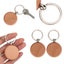 10PCS Beech Wood Key Chain Key Tags Keychains DIY Clothing Bag Decoration Carousel 2