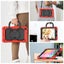 Samsung Galaxy Tab A 8.0 inch Handle Ring Folding Stand Case-Red&Black Carousel 7