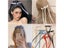 Vintage Large Velvet Bow Hair Clip Long Ribbon Hairpins Barrettes Headband For Carousel 3