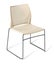 Eden Net Meeting Chair, Stacking, Black Frame, Sand Shell Carousel 1