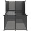 Small Animal Cage Black 142x74x93 Cm Pp and Steel Tabpit Carousel 3