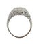 Vintage Art Deco 18k Gold 1.30ctw Old European Diamond Filigree Engagement Ring Carousel 6