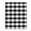 NEW Portable 3-Layer Outdoor Picnic Blanket-Black And White Plaid - 200 X 200CM Carousel 4