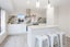 Kitchen cabinets Recessed Handles in White finish (45 degree bevel edge) Carousel 4