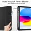 iPad 10.9 NEW iPad 10th Gen 2022 with Pencil Holder, Soft TPU Protective Stand Carousel 6