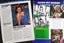 Movie magazine clippings: Bette Davis, Sophia Loren, Rita Hayworth Carousel 9