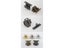 5PCS Door Stop Closer Stoppers Damper Er Magnet Cabinet Catches With Screws For Carousel 7