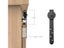 Mini Barn Door Sliding Kit Black Sturdy Hardware Kits For Cabinet Doors Rail Carousel 6