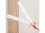 2Pcs/Set White Slides Drawer Sliding Rails Bin Tracks For Kitchen Bedroom Carousel 6