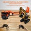 RC Semi Truck & Excavator Toy Set 2.4Ghz Remote Control Flatbed Truck Carousel 3