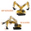 RC Semi Truck & Excavator Toy Set 2.4Ghz Remote Control Flatbed Truck Carousel 4