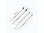 5 Pcs Metal Pen Refills 0.7mm Black Blue Ink Medium Nib Ball Point Carousel 6