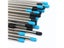 5 Pcs Metal Pen Refills 0.7mm Black Blue Ink Medium Nib Ball Point Carousel 8