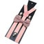 Cotton Plaid Bowtie Suspenders Set For Weddings Carousel 6