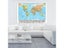 150x100cm World Map With Country Flags Non-woven Painting Poster For Office Carousel 4