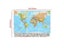 150x100cm World Map With Country Flags Non-woven Painting Poster For Office Carousel 7