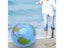 Inflatable Earth Globe Easy To Read Geography 40cm Globe Map Beach Ball For Carousel 5