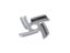 3pcs/set Type 5 Mincer Knife Stainless Steel Anti Rust 4 Blade Hexagon Hole Carousel 2