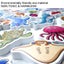 30Pcs Ocean Animals Bath Foam Toys Set Educational Floating Toys Carousel 3