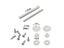 Zinc Alloy Toilet Seat Hinge Flush Toilet Cover Mounting Connector Toilet Lid Carousel 6