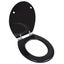Toilet Seats with Soft Close Lids Mdf Black Oabikk Carousel 1