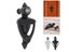 5 Inch Silver Zinc Alloy Door Knocker With 180 Degree High Definition Door Carousel 6