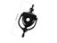 6 Inch Black Double Crown Zinc Alloy Door Knocker For 1.38-1.97 Inch Door Steel Carousel 4