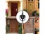 6 Inch Black Double Crown Zinc Alloy Door Knocker For 1.38-1.97 Inch Door Steel Carousel 7