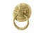1Pcs Vintage Brass Die Casting Lion Head Door Knocker Door Handle Solid Carousel 4