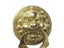 30CM Large Cast Lion Head Door Knocker Ring Pull Vintage Brass Handle Solid Carousel 6