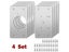 1/2/4/10 Pairs Stainless Steel Hinge Repair Plate For Cabinet Furniture Hinges Carousel 3