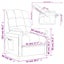 Massage Chair Light Grey Fabric Taxitt Carousel 2