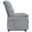 Massage Chair Light Grey Fabric Taxitt Carousel 4