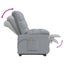 Massage Chair Light Grey Fabric Taxitt Carousel 7