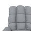 Massage Chair Light Grey Fabric Taxitt Carousel 8