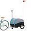 Bike Trailer Black and Blue 45 Kg Iron Kaoak Carousel 3