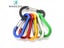 6pcs Alloy Aluminum Carabiner Travel Hook For Camping Mountaineering Carousel 3